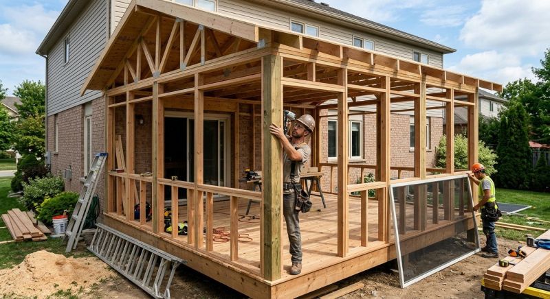 Enclosed Deck Installation in Nashville, TN