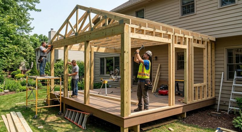 Enclosed Deck Installation in Charlotte, NC