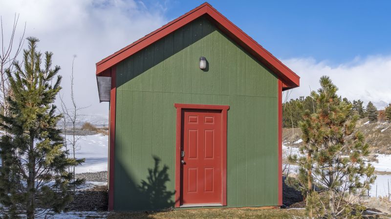 Enclosed Porch with Snow Cover