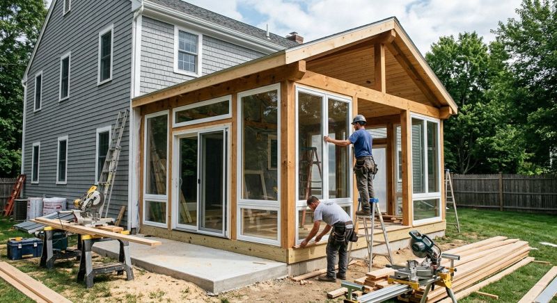 Enclosed Porch Construction in Nashville, TN