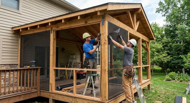 Enclosed Porch Installation in Seattle, WA