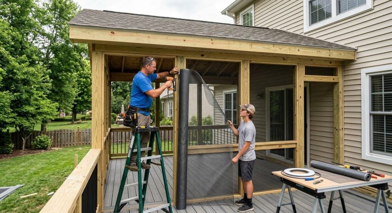 Enclosed Porch Installation in Seattle, WA