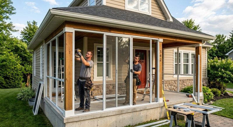 Enclosed Porch Installation in Boulder, CO