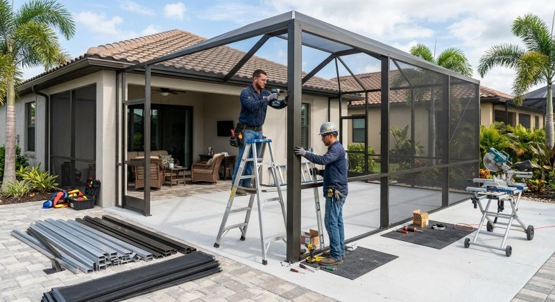 Lanai Enclosure Installation in Nashville, TN