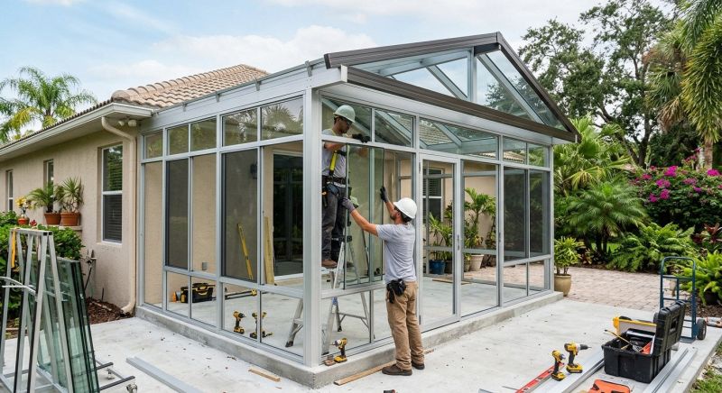 Solarium Installation in Asheville, NC