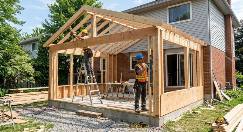 Sunroom Addition Construction in Charlotte, NC