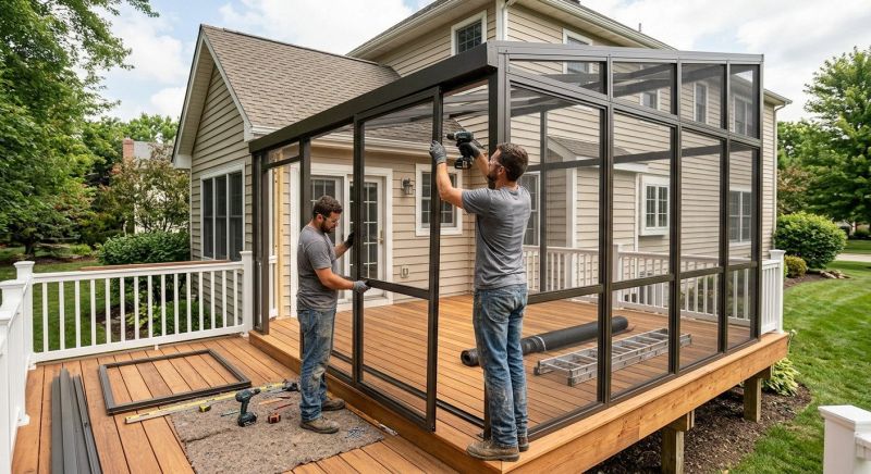 Deck Enclosure Construction in Seattle, WA