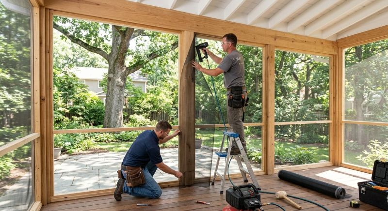 Enclosed Porch Installation in Seattle, WA